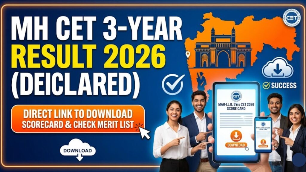 MH CET 3-Year LLB Result